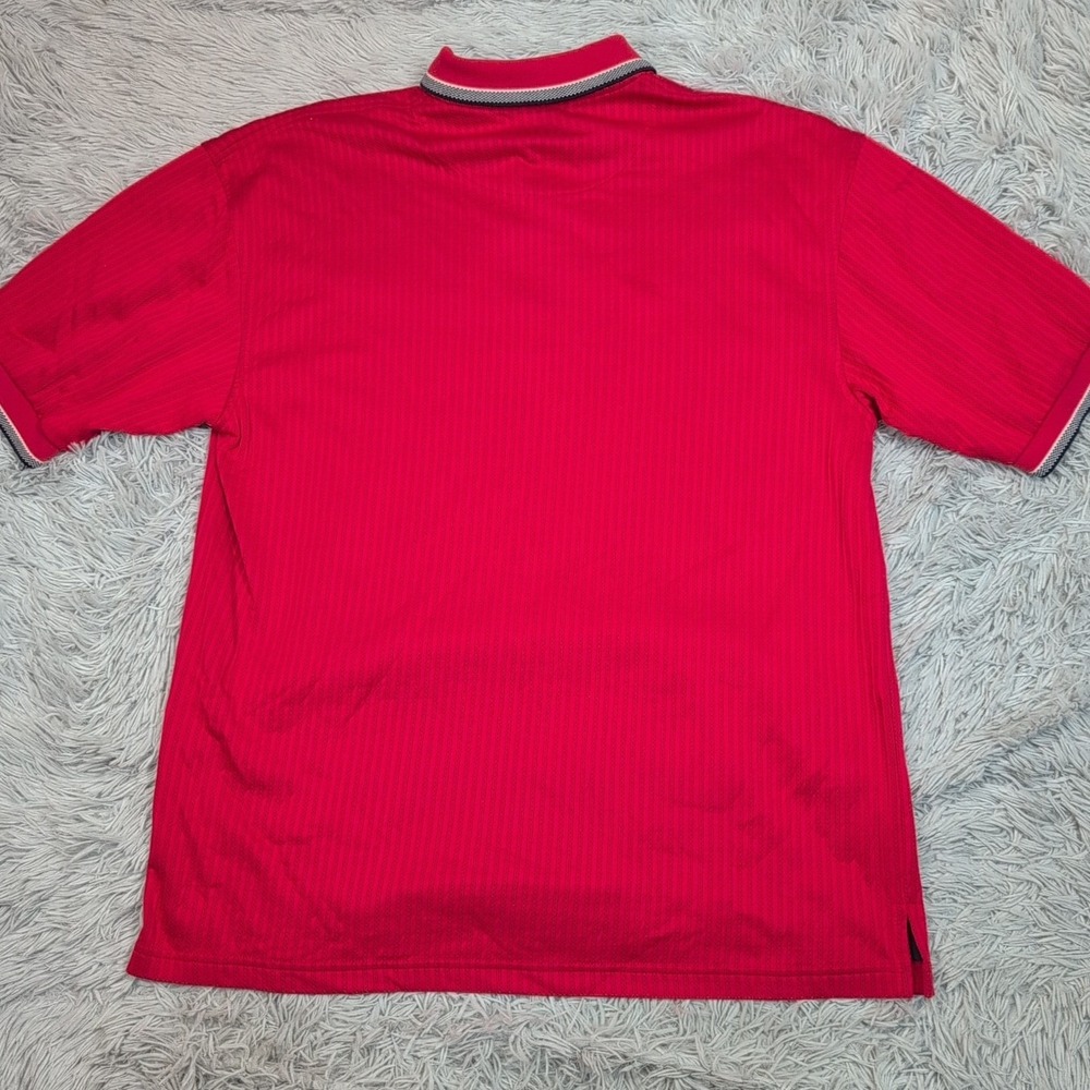 Turtle Creek Shirt Mens XL Red Polo Golf Preppy Smart Wool Blend‎ Comfort Casual - Picture 2 of 7